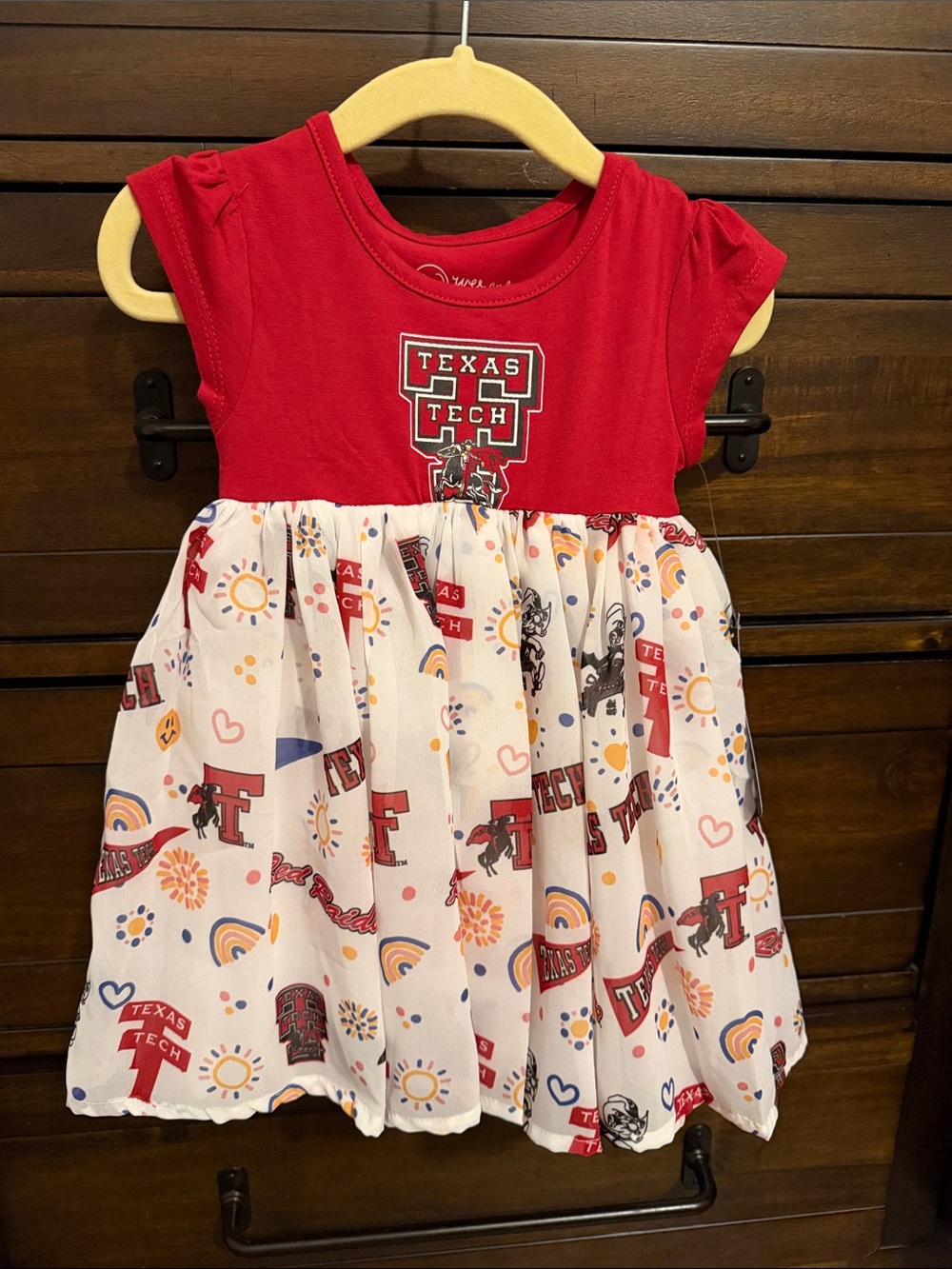 Texas Tech Red & White Girls' Dress